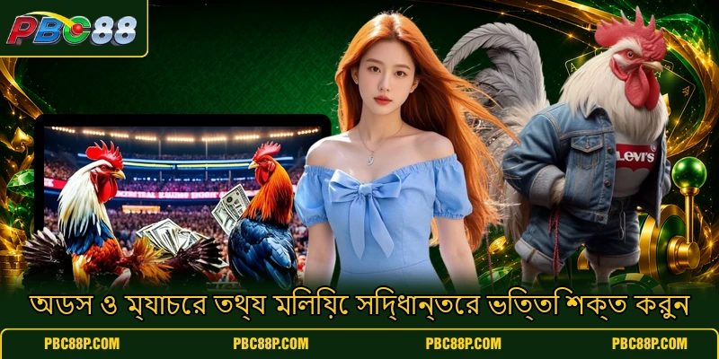 অডস ও ম্যাচের তথ্য মিলিয়ে সিদ্ধান্তের ভিত্তি শক্ত করুন অডস ও ম্যাচের তথ্য মিলিয়ে সিদ্ধান্তের ভিত্তি শক্ত করুন