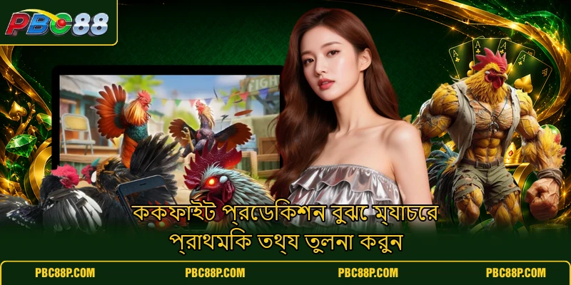 ককফাইট প্রেডিকশন বুঝে ম্যাচের প্রাথমিক তথ্য তুলনা করুন ককফাইট প্রেডিকশন বুঝে ম্যাচের প্রাথমিক তথ্য তুলনা করুন