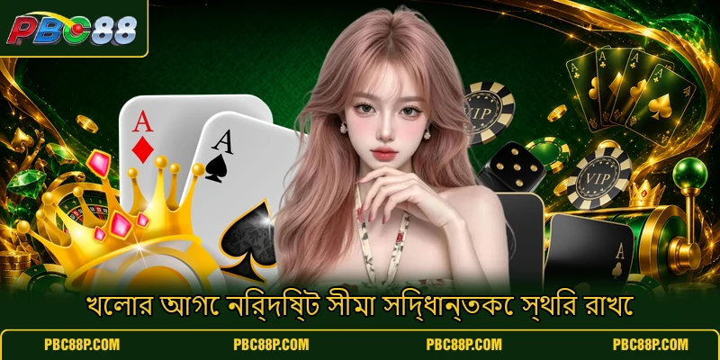 খেলার আগে নির্দিষ্ট সীমা সিদ্ধান্তকে স্থির রাখে খেলার আগে নির্দিষ্ট সীমা সিদ্ধান্তকে স্থির রাখে