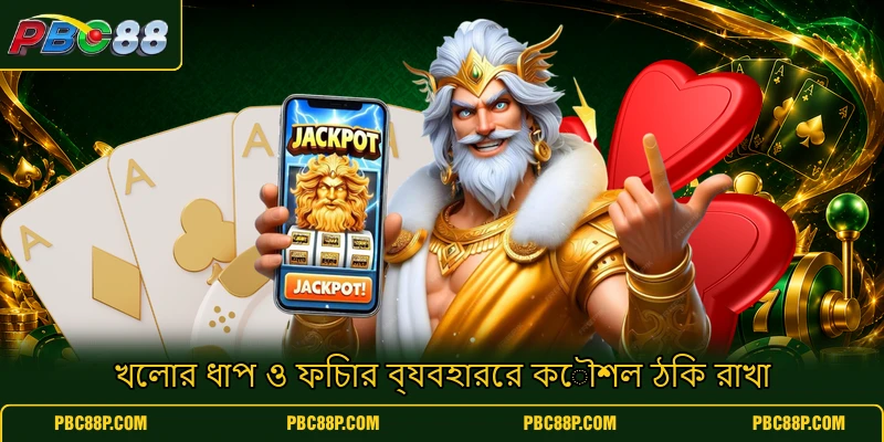 খেলার ধাপ ও ফিচার ব্যবহারের কৌশল ঠিক রাখা খেলার ধাপ ও ফিচার ব্যবহারের কৌশল ঠিক রাখা