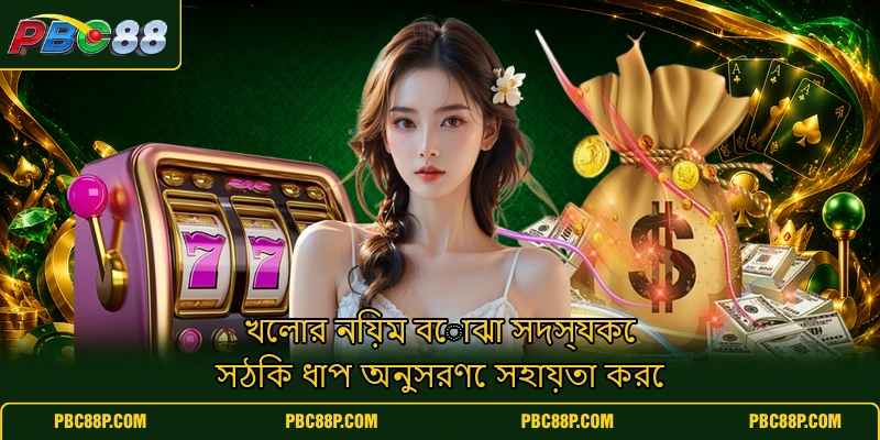 খেলার নিয়ম বোঝা সদস্যকে সঠিক ধাপ অনুসরণে সহায়তা করে খেলার নিয়ম বোঝা সদস্যকে সঠিক ধাপ অনুসরণে সহায়তা করে