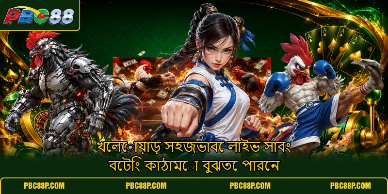 খেলোয়াড় সহজভাবে লাইভ সাবং বেটিং কাঠামো বুঝতে পারেন খেলোয়াড় সহজভাবে লাইভ সাবং বেটিং কাঠামো বুঝতে পারেন