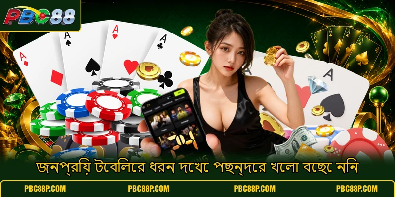 জনপ্রিয় টেবিলের ধরন দেখে পছন্দের খেলা বেছে নিন জনপ্রিয় টেবিলের ধরন দেখে পছন্দের খেলা বেছে নিন