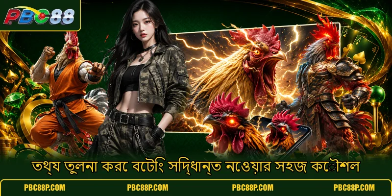 তথ্য তুলনা করে বেটিং সিদ্ধান্ত নেওয়ার সহজ কৌশল তথ্য তুলনা করে বেটিং সিদ্ধান্ত নেওয়ার সহজ কৌশল