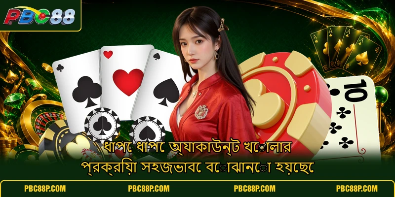 ধাপে ধাপে অ্যাকাউন্ট খোলার প্রক্রিয়া সহজভাবে বোঝানো হয়েছে ধাপে ধাপে অ্যাকাউন্ট খোলার প্রক্রিয়া সহজভাবে বোঝানো হয়েছে