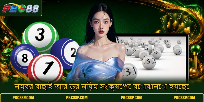 নম্বর বাছাই আর ড্র নিয়ম সংক্ষেপে বোঝানো হয়েছে নম্বর বাছাই আর ড্র নিয়ম সংক্ষেপে বোঝানো হয়েছে