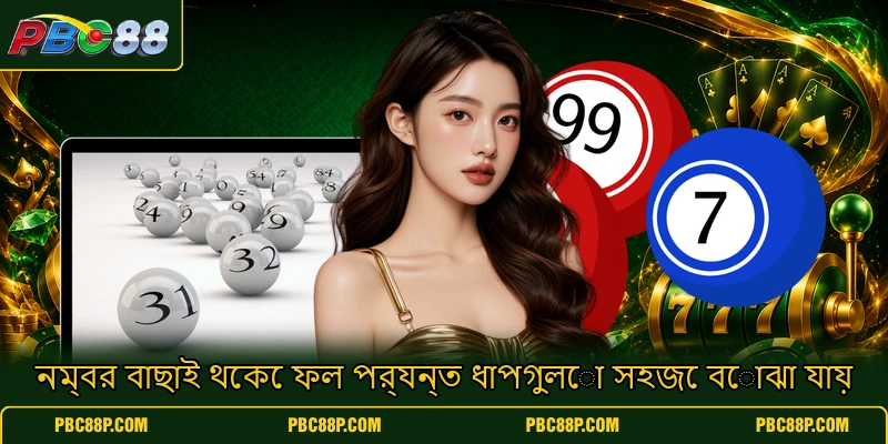 নম্বর বাছাই থেকে ফল পর্যন্ত ধাপগুলো সহজে বোঝা যায় নম্বর বাছাই থেকে ফল পর্যন্ত ধাপগুলো সহজে বোঝা যায়