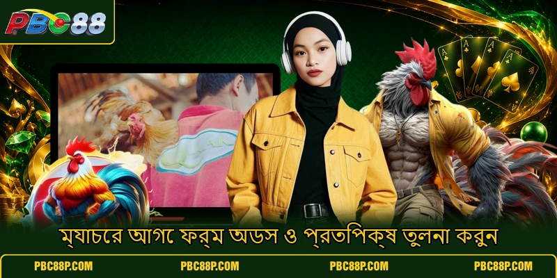 ম্যাচের আগে ফর্ম অডস ও প্রতিপক্ষ তুলনা করুন ম্যাচের আগে ফর্ম অডস ও প্রতিপক্ষ তুলনা করুন