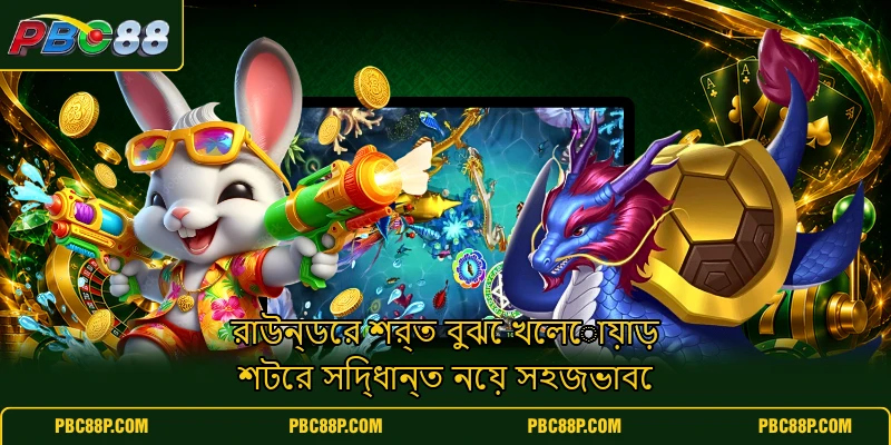 রাউন্ডের শর্ত বুঝে খেলোয়াড় শটের সিদ্ধান্ত নেয় সহজভাবে রাউন্ডের শর্ত বুঝে খেলোয়াড় শটের সিদ্ধান্ত নেয় সহজভাবে