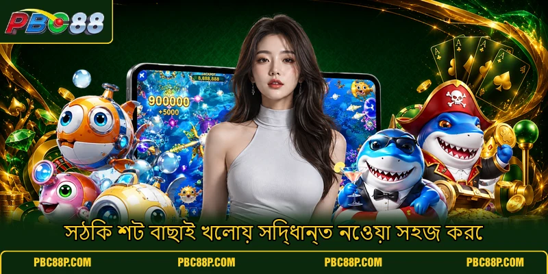 সঠিক শট বাছাই খেলায় সিদ্ধান্ত নেওয়া সহজ করে সঠিক শট বাছাই খেলায় সিদ্ধান্ত নেওয়া সহজ করে